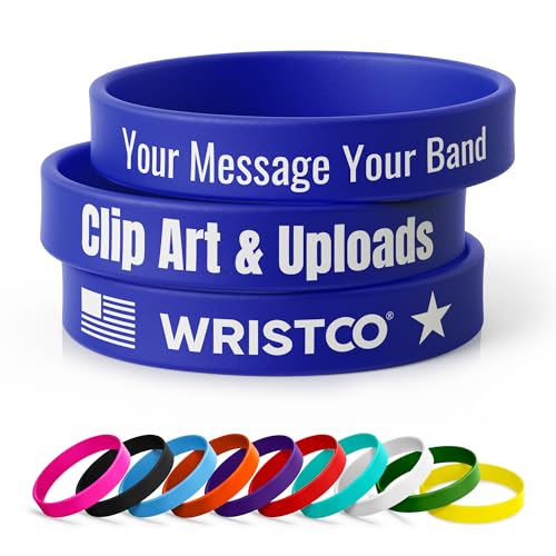 Wristco Custom Printed Silicone Wristbands | Fast Delivery | Personalize