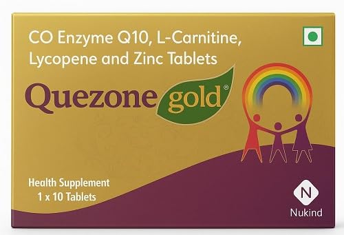 Quezone Gold Tablet Pack of 10 Tablets with Coenzyme Q10-image-0