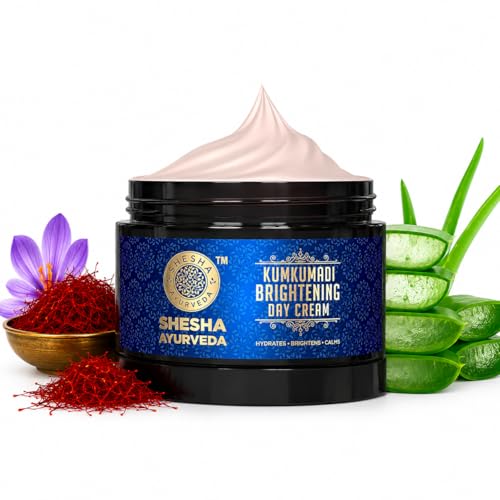 Image of SHESHA NATURALS Ayurveda Kumkumadi Brightening Day Cream 50G