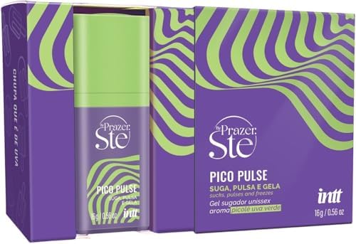 Gel Sugador Unissex Pico Pulse By Prazer Ste 16g Uva Verde - Intt