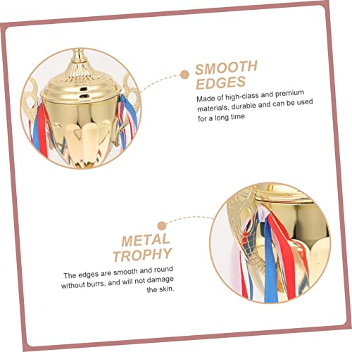 Yardwe 2 Pçs Bonecos Para Crianças Brinquedos Esportivos Modelo De Metal Troféu De Festa Prêmio Reco