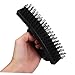 jojofuny Steel Wire Brush for Rust Removal with Even Bristles Ergonomic Handle Wire Brush for Cleaning Paint and Welding Slag for Household and Industrial Use