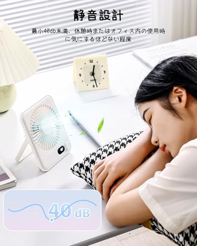 MoKo MoKo 卓上扇風機 ミニ型 2025年最新バージョン の商品画像 5
