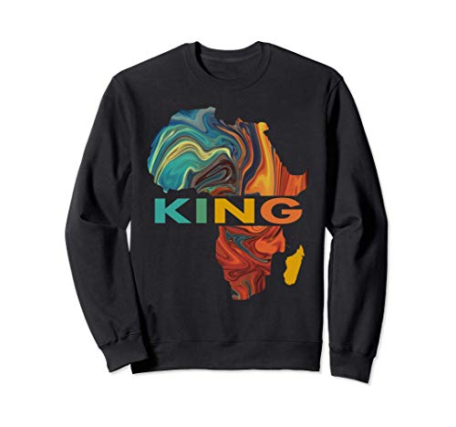 African continent King Men Art Sudadera