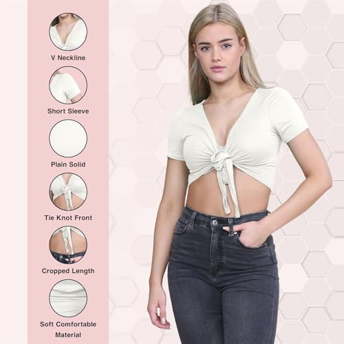 Bolero shrug cropped crema con cierre de corbata ajustable 4