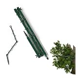 NuwKozie Hunting Concealment Branch Stand, Quick-Setup Tree Stand Camouflage Blind Cover with Realistic Oak Foliage, Camo Screen for Tree Trunk & Ground Mount, Portable Deer Turkey Hunting Gear