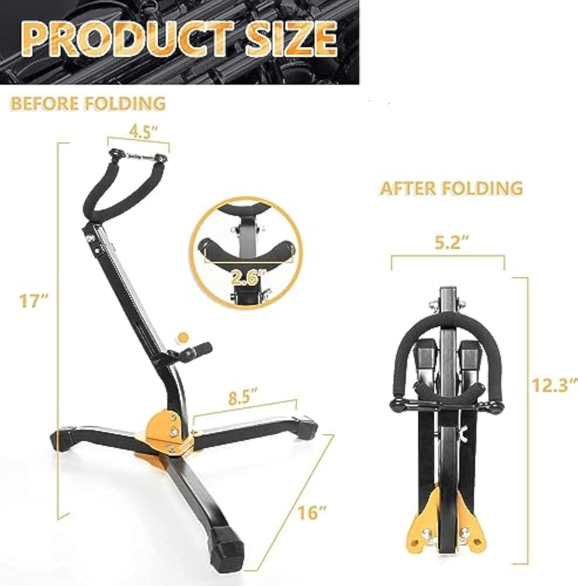 Alto Tenor Saxophone Stand