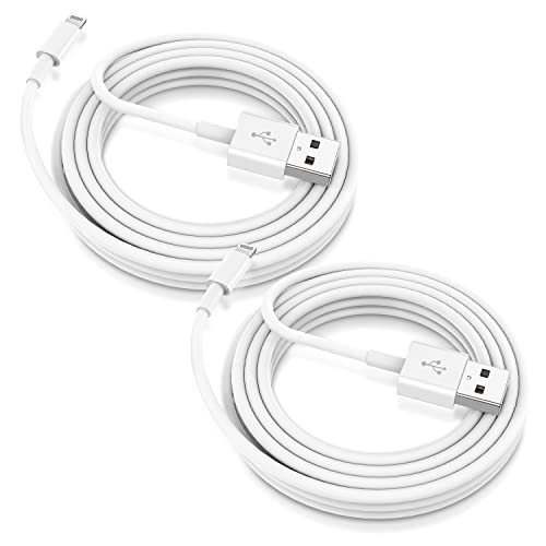 Cable iPhone (certificado Apple MFi) 2 m, 2 piezas, cable iPhone original de Apple, carga rápida, compatible con iPhone 13, 12 Pro, Mini, Pro Max/11/11 Pro/11 Pro Max/X/XS/XS Max/XR/8/7, iPad