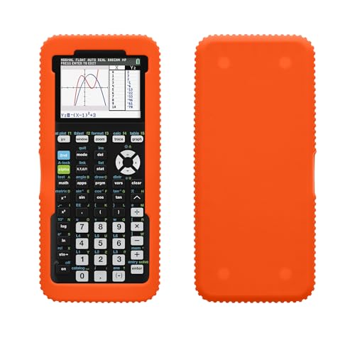 kwmobile Graphic Calculator Case Compatible with Texas Instruments TI-84 Plus CE Case - Graphing Calculator Case Orange