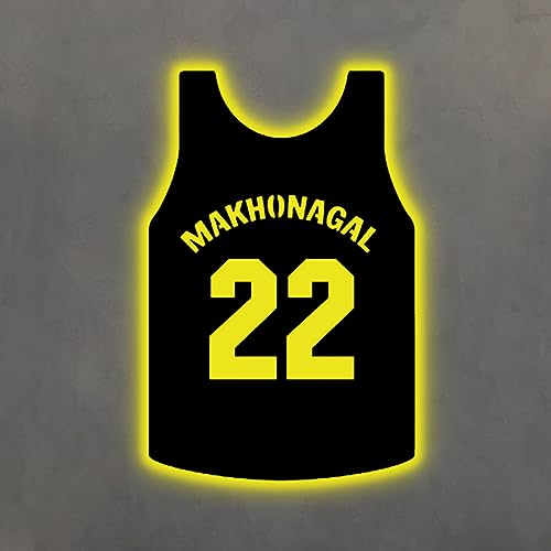 Lámpara de noche baloncesto personalizada con nombre y control remoto miniatura 1