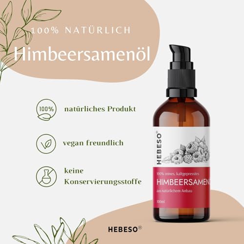 Körperöl Himbeersamenöl 100% rein und natürlich kaltgepresst