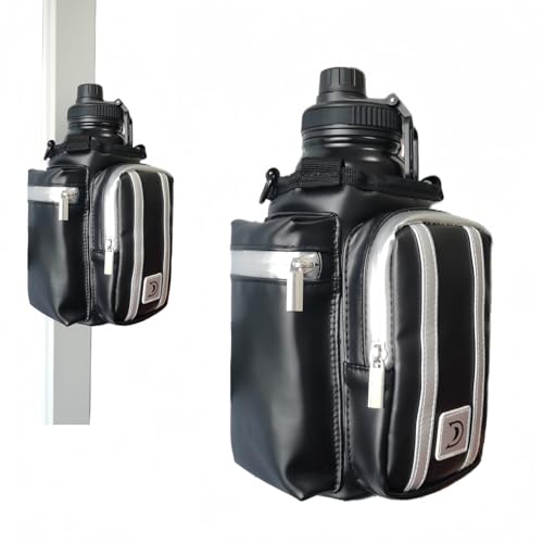 Magnetic Gym Bag for Men and Women | Magnetic Water Bottle Bag | Water Bottle Holder for Gym | with Phone Pocket Shoulder Strap and Detachable Handle - Main Image