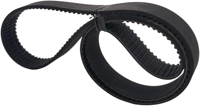 Black Strap B48MXL Synchronous Belt Width 3/9/6mm Closed-Loop Belt Timing Belt Rubber Belt Conveyor Belts Size Width 6mm