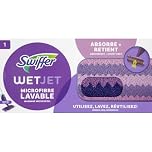 Swiffer WetJet Multi-Surface Washable Microfibre Wipe, Reusable and Machine Washable, 3-Zone Ultra-Absorbent, Streak-Free Technology, for All Types of Finished Floor