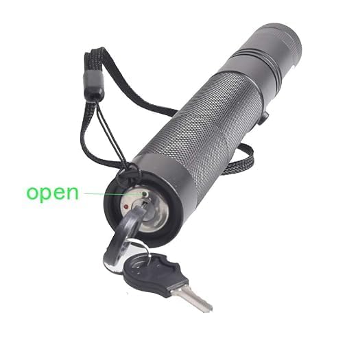 Image of Powerful Green Laser Pointer 1000mW Aluminium Rechargeable Laser Light Pen with Adjustable Focus Long Range Beam Flashlight for Kids Pets Astronomy Outdoor Use