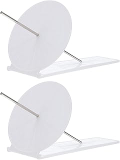 iplusmile Relógio digital faça você mesmo relógio de sol 4 peças relógio de sol equatorial de plástico relógio de sombra relógio de sombra relógio de sol relógio de sol ciência impressão 3D relógio de sol digital quebra-cabeças de madeira