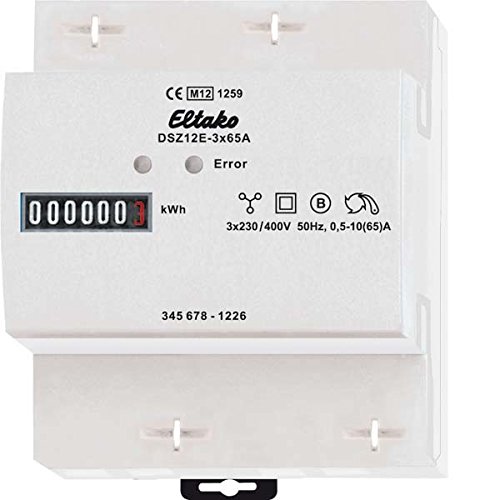 Preisvergleich Produktbild Eltako Drehstromzähler geeicht 3x65A DSZ12E-3x65A MID