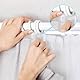 SULIUDAJI Vorhanghaken aus Kunststoff, 100 PCS, Weiß, Universal Gardinenhaken, Faltenlegehaken, Clip-Halter für Fenstervorhang, Türvorhang und Duschvorhang