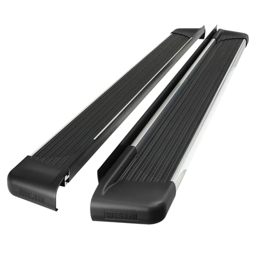 Estribos Westin SG6 de aluminio pulido 83 in