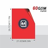 A4 Coloured Activity Paper Sheets 60gsm A4 Rainbow Soft Colored Cards Crafting Decorating Arts & Crafts Projects Scrapbooking Perfect For Children Activities College School Stationery Supplies (100pc) - Image 3