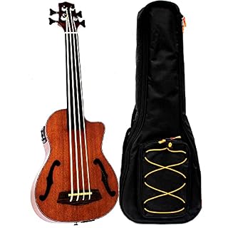 WHYSFX 4 String Ukulele Bass Bass Instrument Ma première Guitare Soprano Ukulele - Les Beatles, Paul McCartney, John Lennon, RIngo Starr, George Harrison