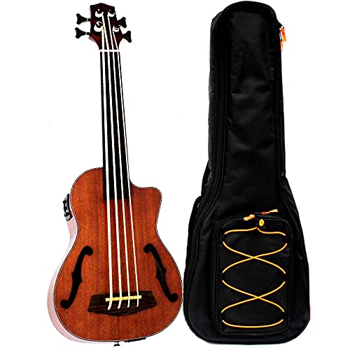 WHYSFX 4 String Ukulele Bass Bass Instrument Ma première Guitare Soprano Ukulele - Les Beatles, Paul McCartney, John Lennon, RIngo Starr, George Harrison WHYSFX 4 String Ukulele Bass Bass Instrument Ma première Guitare Soprano Ukulele
