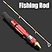 Odorkle 50cm Fishing Rod, Winter Ice Solid Fishing Shrimp Rod Pole Fiber Glass Fishing Pole with Short EVA Handle for Fishing, Odorkleqt7hd51ge2