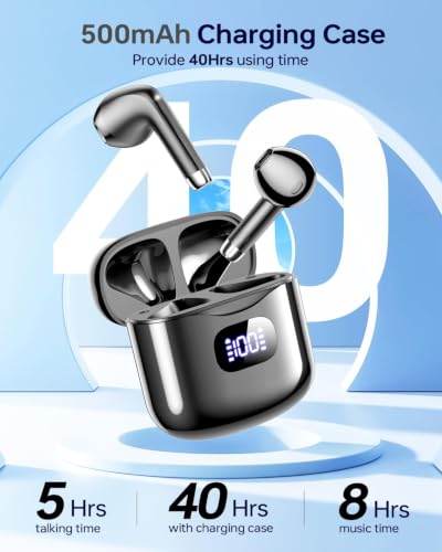 Image of KTGEE Wireless Earbuds Bluetooth 5.3 Ear Buds Headphones, 40Hrs Playback