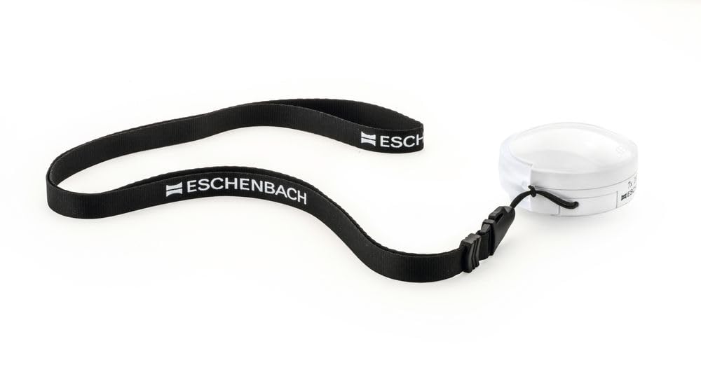 Loupe Pliable Eschenbach 152094 LED - Compacte 4x Avec Éclairage Puissant, Parfaite Pour Les Déplacements