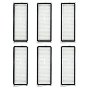 Bpbdzz 6 Stück Filter für Roborock Qrevo Serie/Qrevo Curve/Qrevo Pro/Qrevo Plus/Qrevo MaxV/Qrevo Edge Roboter Staubsauger | Waschbar & Wiederverwendbar | Premium Filter Zubehör Ersatzteile