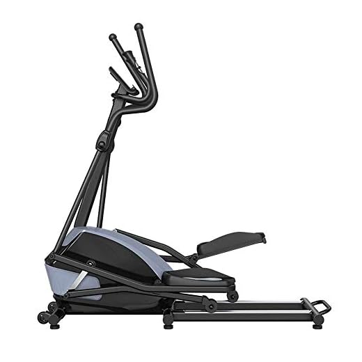 BZLLW Elliptical Machine,14-Speed Magnetic Control Mute Motion,Space Walker Indoor Exercise Bike Equipment Front Drive,for Men and Women Use