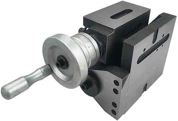 Rotary table milling HV4/4" / 110mm model tilting gear ratio 90:1