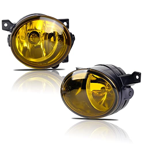 TOPTHAN Par de luces antiniebla vw GTI Golf 5/V Jetta III/3 Scirocco Up Amarok (VW 1K1 1K5 1K2 137 138) SEAT Mii KF1 Skoda Citigo Bj.10/2003-04/2017 Faros Antiniebla amarilla