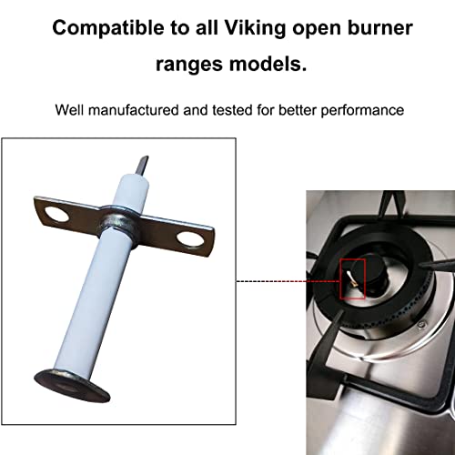 PA020028 Top Burner Spark Ignitor Part# AP5315182 Flame Sensor Stove Range Ignitor Electrode for Viking Furnace Parts Replaces A020028 910113 G5007447 PA020014-4 Pieces by Popbee - Used condition - Image 6