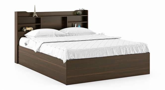 Royal Interiors Engineered Wooden King Size Bed with Box Storage | Hydraulic and Headboard Storage for Bedroom Furniture | Palang for Living Room | Double Bed Cot with Box Storage Without Mattress
