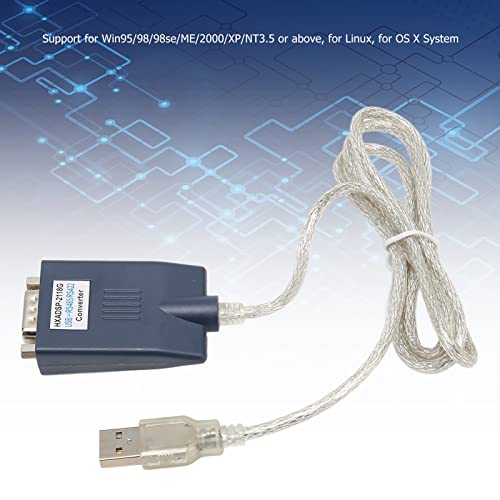 Kabel Konwertera Portu Szeregowego Usb na RS422 RS485, Adapter Szeregowy Usb z 6-pozycyjną listwą zaciskową dla Systemu Windows 95 98 98se ME 2000 XP NT3.5 dla Systemu Linux dla