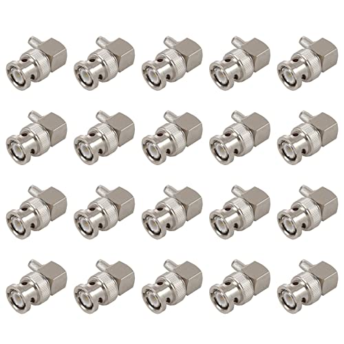 Connecteur BNC coudé mâle pour réparer un câble coaxial RF