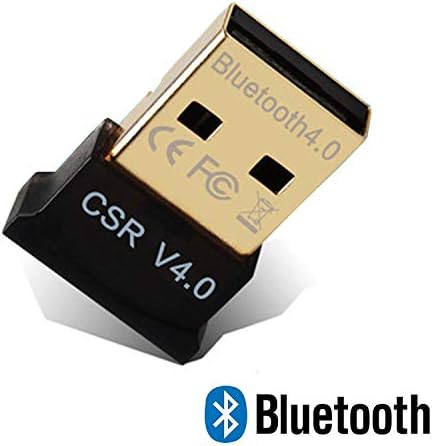 Homelink Mini USB Bluetooth 4.0 Dongle Adapter For PC Laptop (Square) Compatible with Window XP/Vista / 7 (32-Bit + 64-Bit) / 8 (32-Bit + 64-Bit) /8.1/10 Black