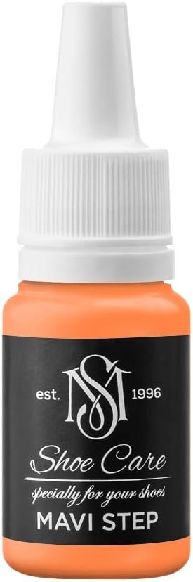 Universal Leather Dye - NCS S 0570-Y60R Dark Salmon - High Coverage Leather Paint for Shoes, Bags, Canvas & Sneakers by MAVI STEP - 1.70 fl oz / 50 ml