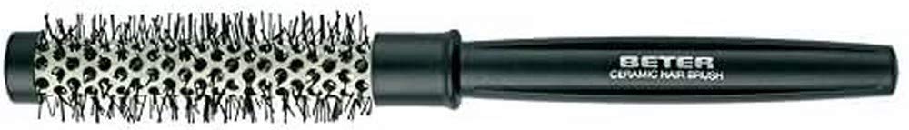 Beter – Cepillo de pelo redondo térmico de cerámica, 17 mm diámetro, para moldear y alisar el cabello