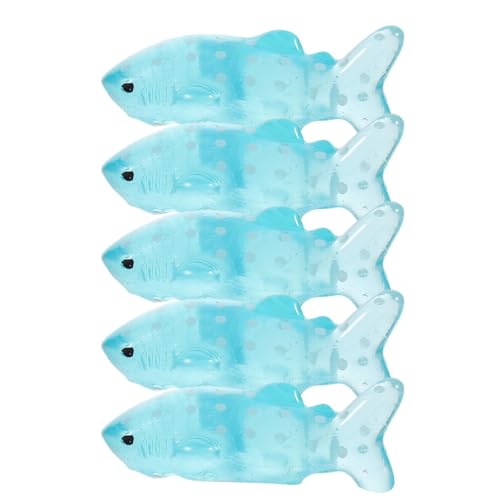 HANABASS 5pièces Décorations Miniatures De Requins pour Jardin Figurines De Petits Animaux Marins Accessoires De