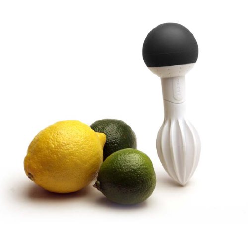 üutensil Squeeze – wyciskarka do cytrusów z ergonomicznym uchwytem do dłoni, biała i szara