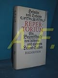 Repertorium, Ein Begreifbuch von höheren und niederen Lebens-Sachen, Hg. Dietrich Weber, - Heimito von Doderer 