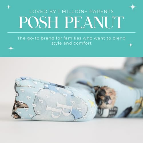 Image of Posh Peanut Convertible Baby Sleepers - Footless Baby Pajamas with 2 Way Zipper for Easy Diaper Changes