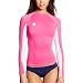 Roxy Junior's XY Long Sleeve Rash Guard, Pink, 6