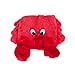 ZippyPaws Squeakie Pad Crab - Squeaky No Stuffing Plush Dog Toy