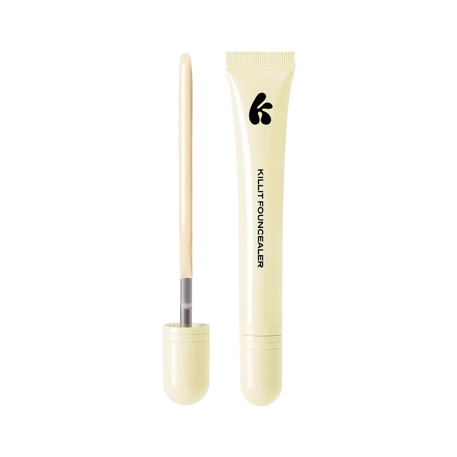 Killit Founcealer Lemon – Hybrid Foundation & Concealer with Built-In Spatula, High Coverage, Lightweight, Natural Finish, 10 ml – Made in Korea