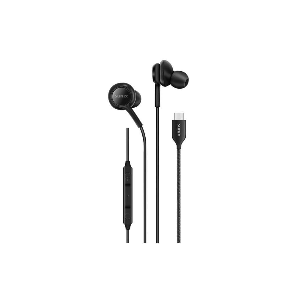 Sunix Mikrofonlu USB-C Kulak İçi Kablolu Kulaklık M-40