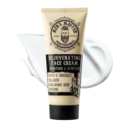 Men's Master Gesichtscreme Männer | Angereichert mit Kollagen, Hyaluronsäure und Mineralien | Gesichtspflege männer | Feuchtigkeitscreme und Anti-Aging-Creme | Gesichtspflege für alle Hauttypen | 75ml