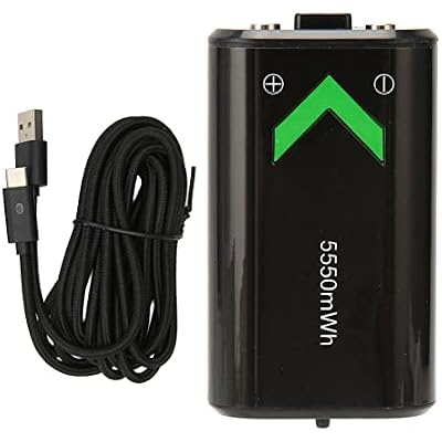 Fast Charging 5550mAh Controller Battery Packs for Xbox One for Xbox Series, Rechargeable Battery Pack with 10FT Type C Charging Cable